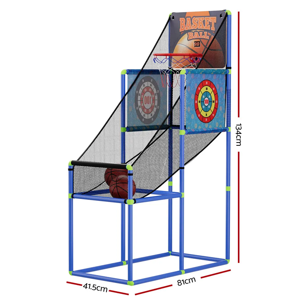 Basketball Game Kids Basketball Hoop Shot Electronic Scorer 3 Games Toy