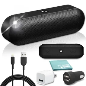 Beats Pill Speaker in Black Charger Bundle