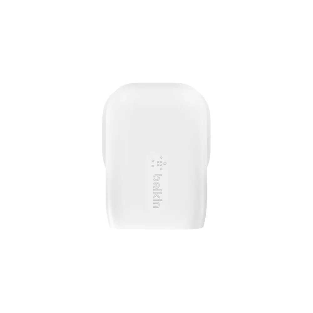 Belkin 20W USB-C PD   12W USB-A Wall Charger Universally compatible - White