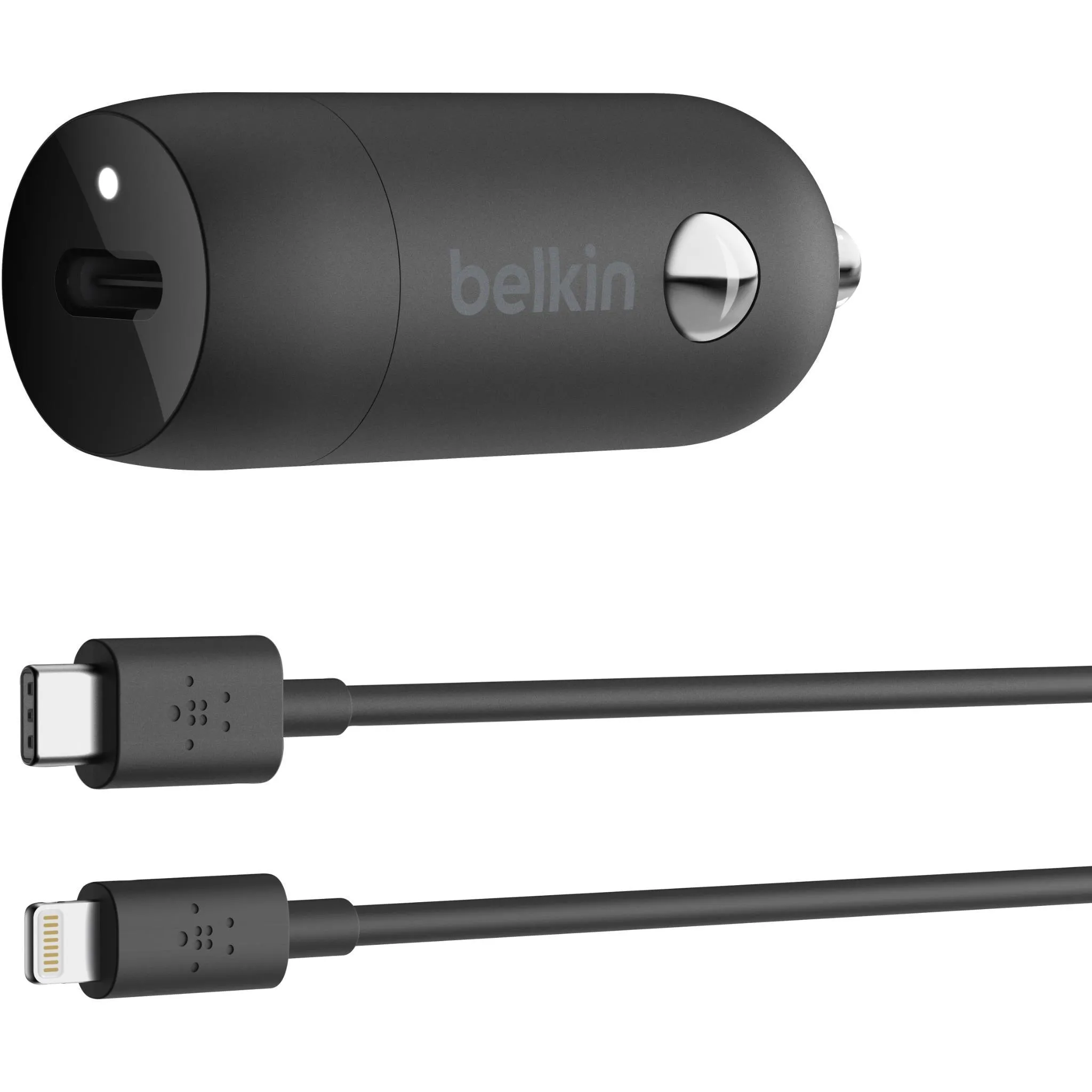 Belkin BoostUp 20W Car Charger with USB-C to Lightning Cable