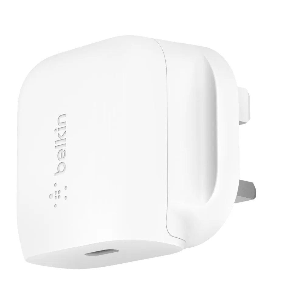 Belkin WCA003myWH BOOST↑CHARGE™ 20W USB-C PD Wall Charger