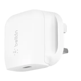 Belkin WCA003myWH BOOST↑CHARGE™ 20W USB-C PD Wall Charger