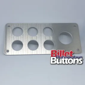 Billet Button 7 hole laser cut switch panel