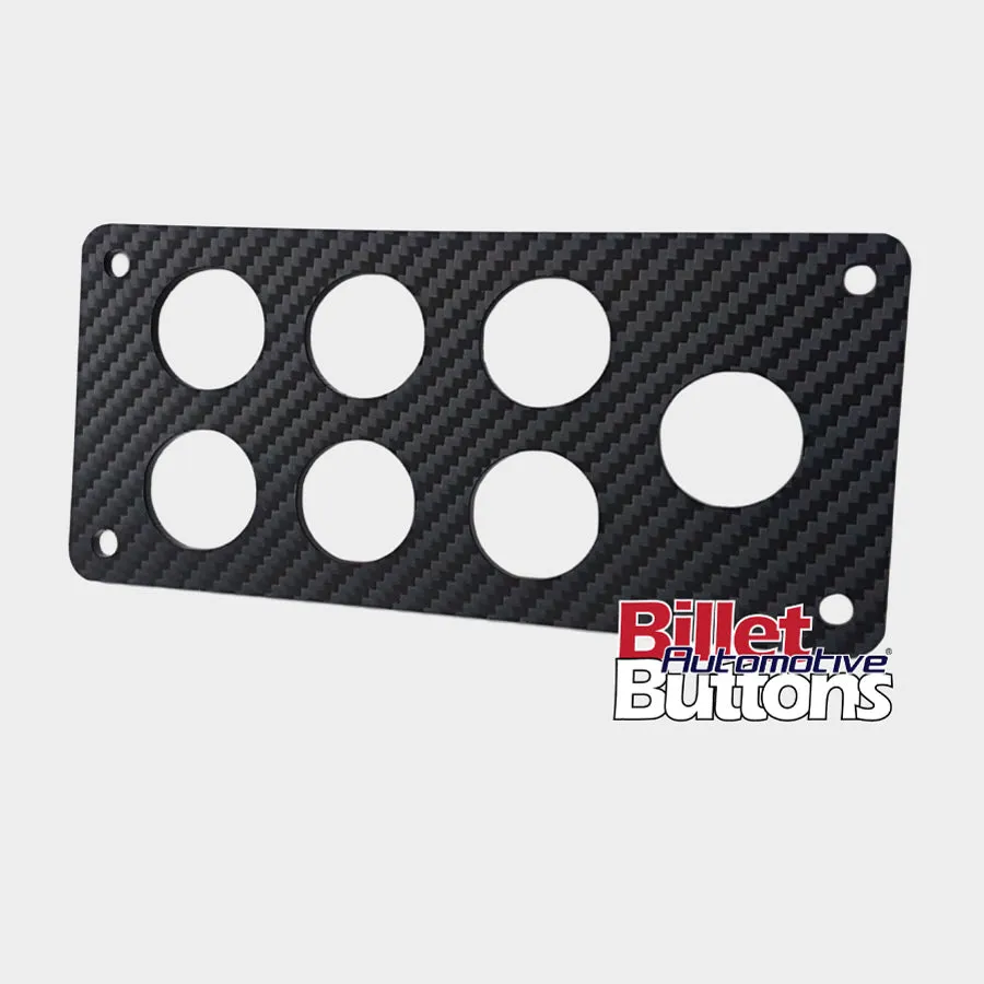 Billet Button 7 hole laser cut switch panel