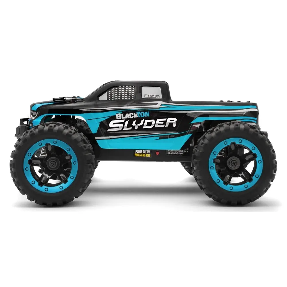 Blackzon Slyder MT 1/16 4WD Electric Remote Control Monster Truck - Blue 540104