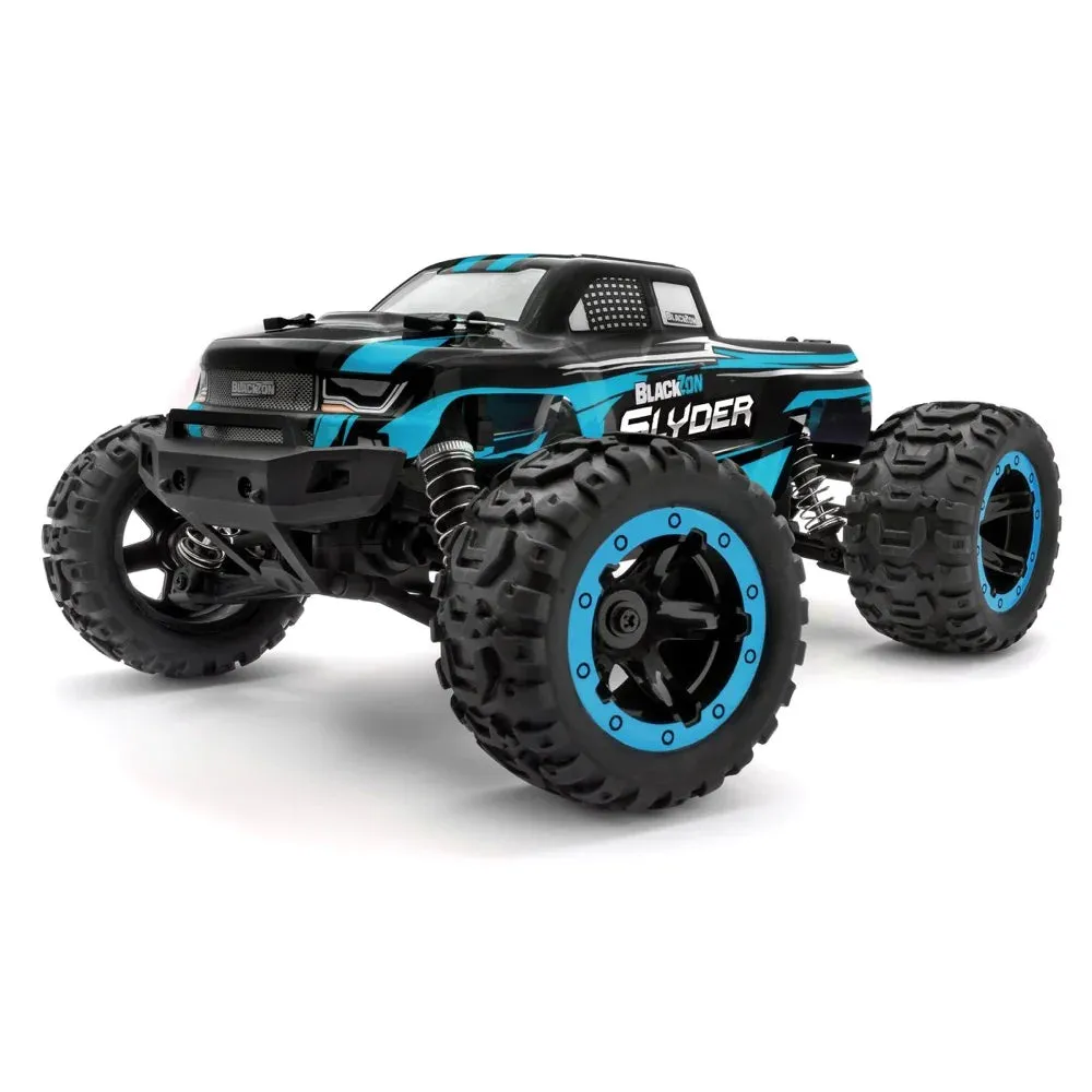 Blackzon Slyder MT 1/16 4WD Electric Remote Control Monster Truck - Blue 540104