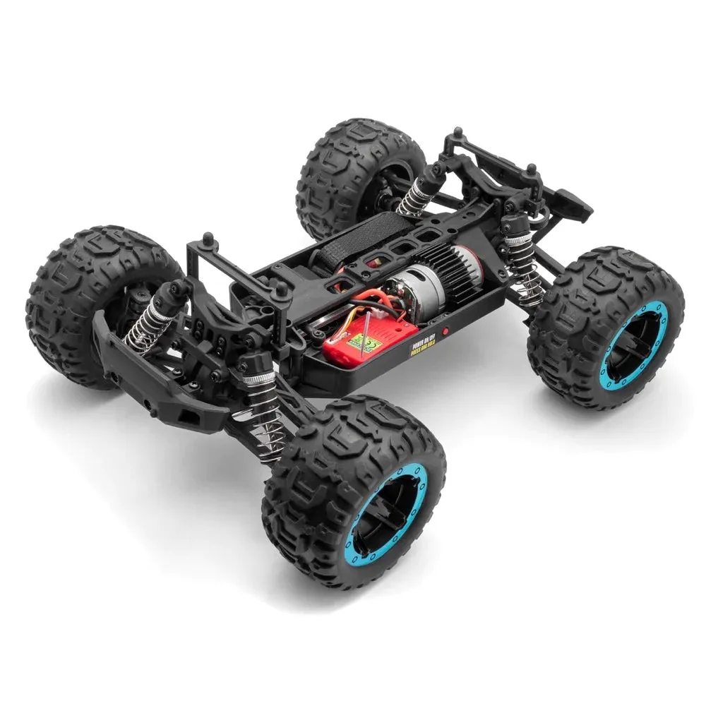 Blackzon Slyder MT 1/16 4WD Electric Remote Control Monster Truck - Blue 540104