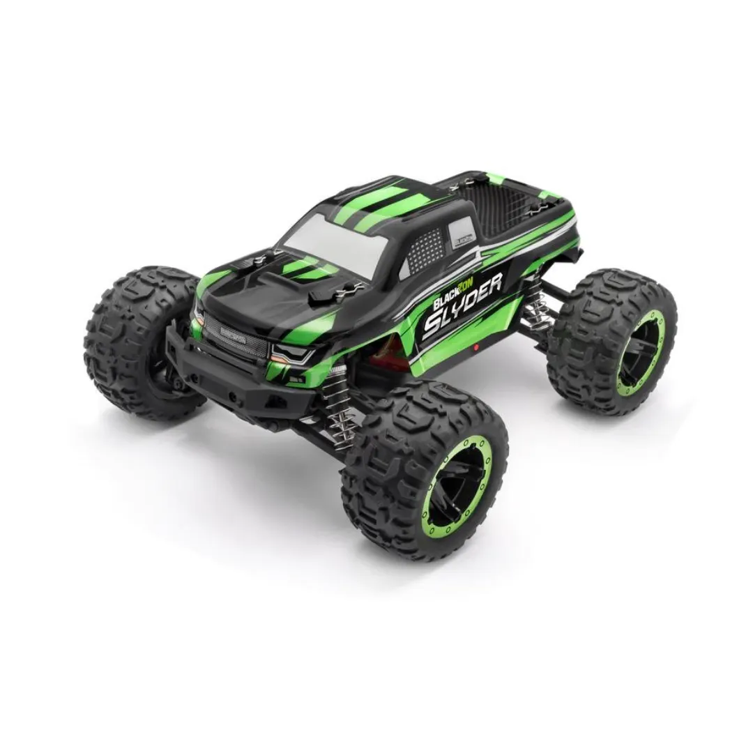 Blackzon Slyder MT 1/16 4WD Electric Remote Control Monster Truck - Green 540100