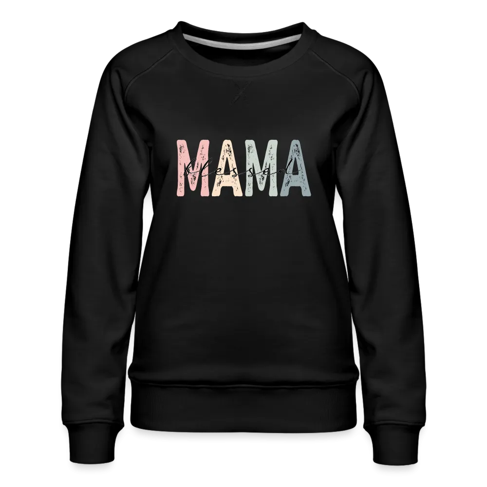 Blessed Mama Premium Sweatshirt (Retro Design)