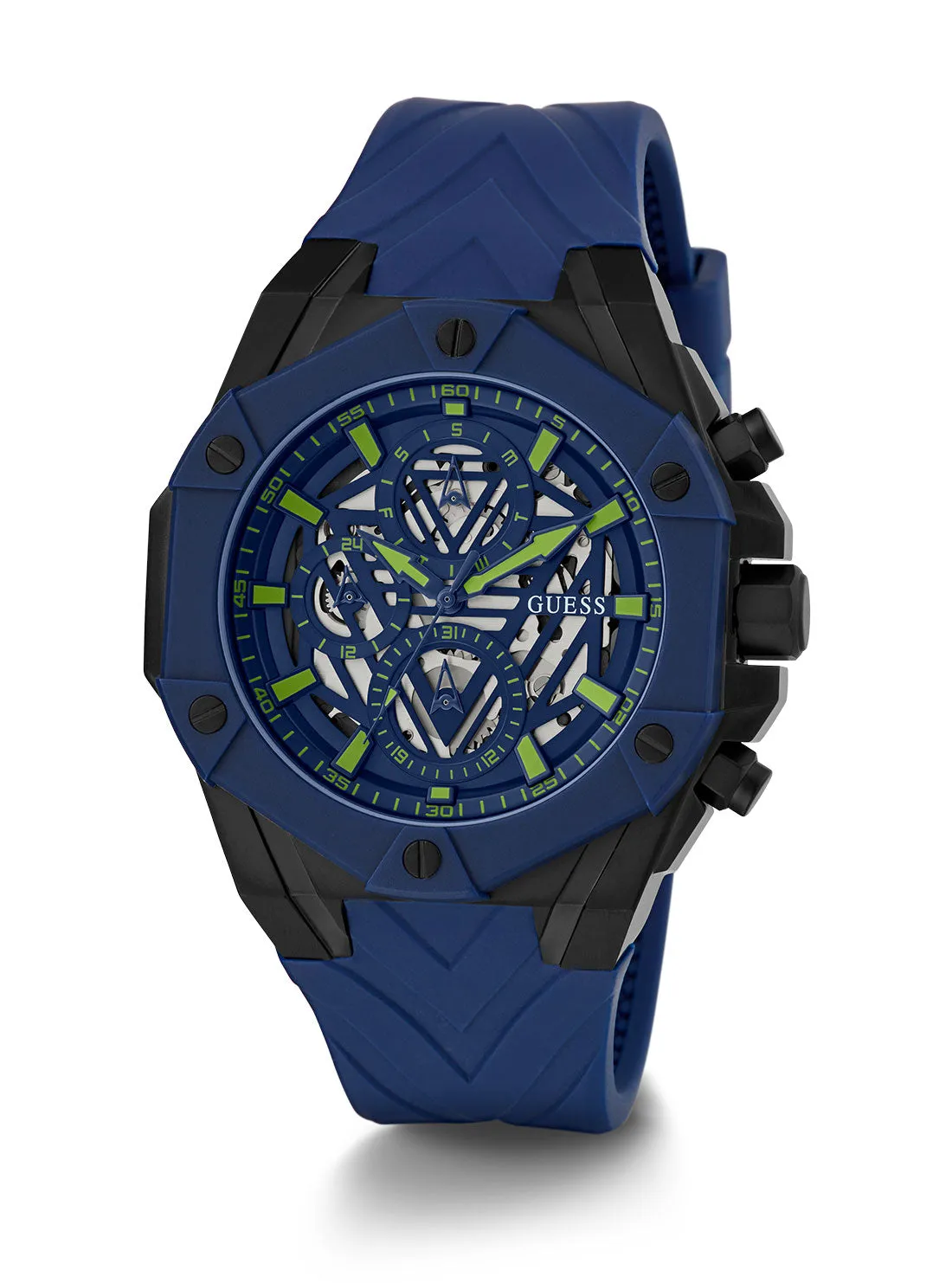 Blue Formula Silicone Watch