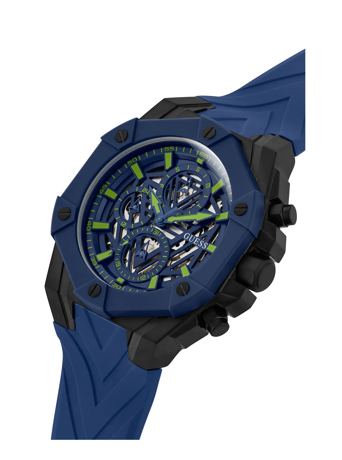 Blue Formula Silicone Watch