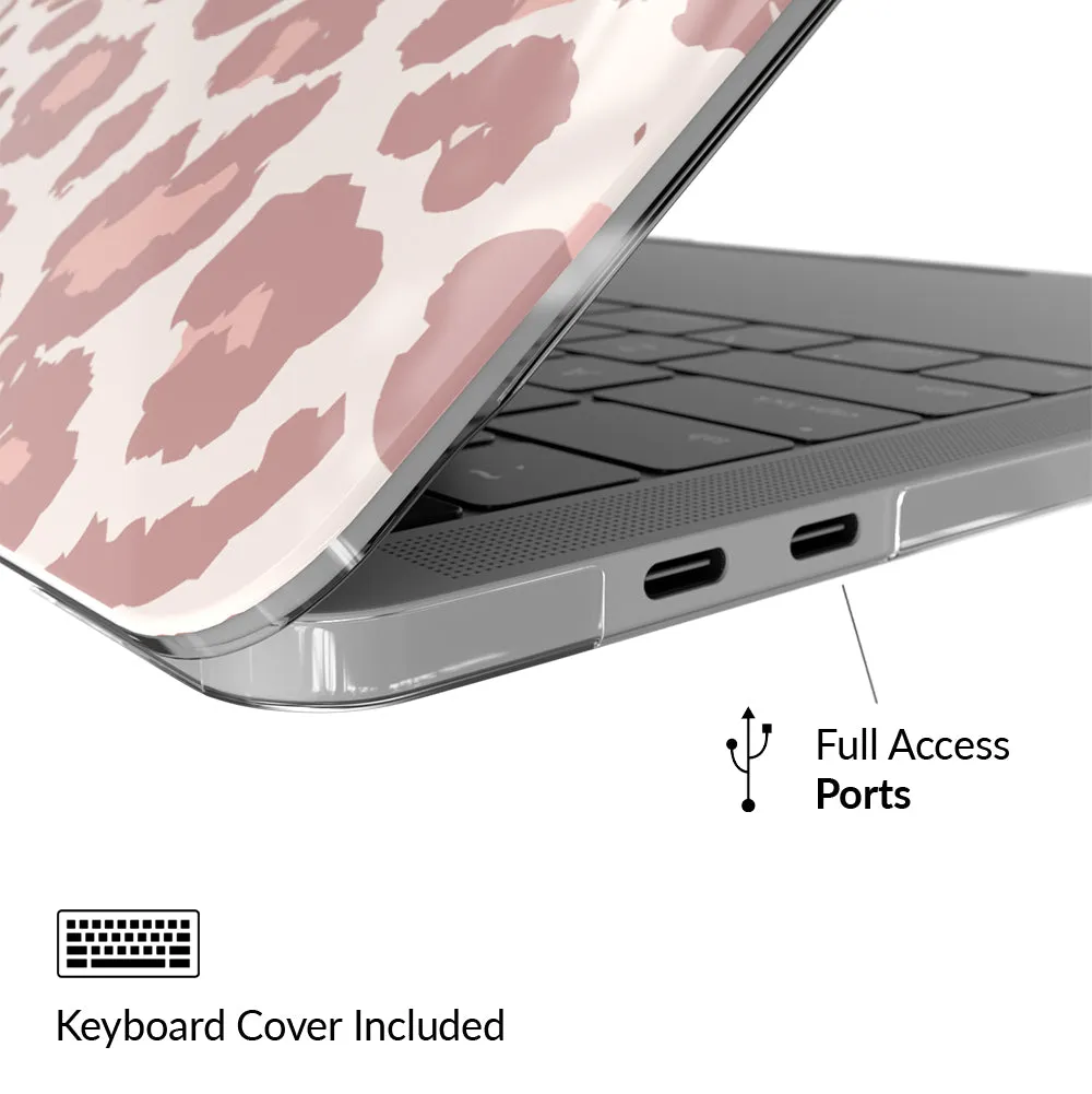 Blush Leopard MacBook Case