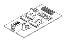 Board, Hand Control PC - Midmark Ritter Table Part: 002-0347-02/MIB170