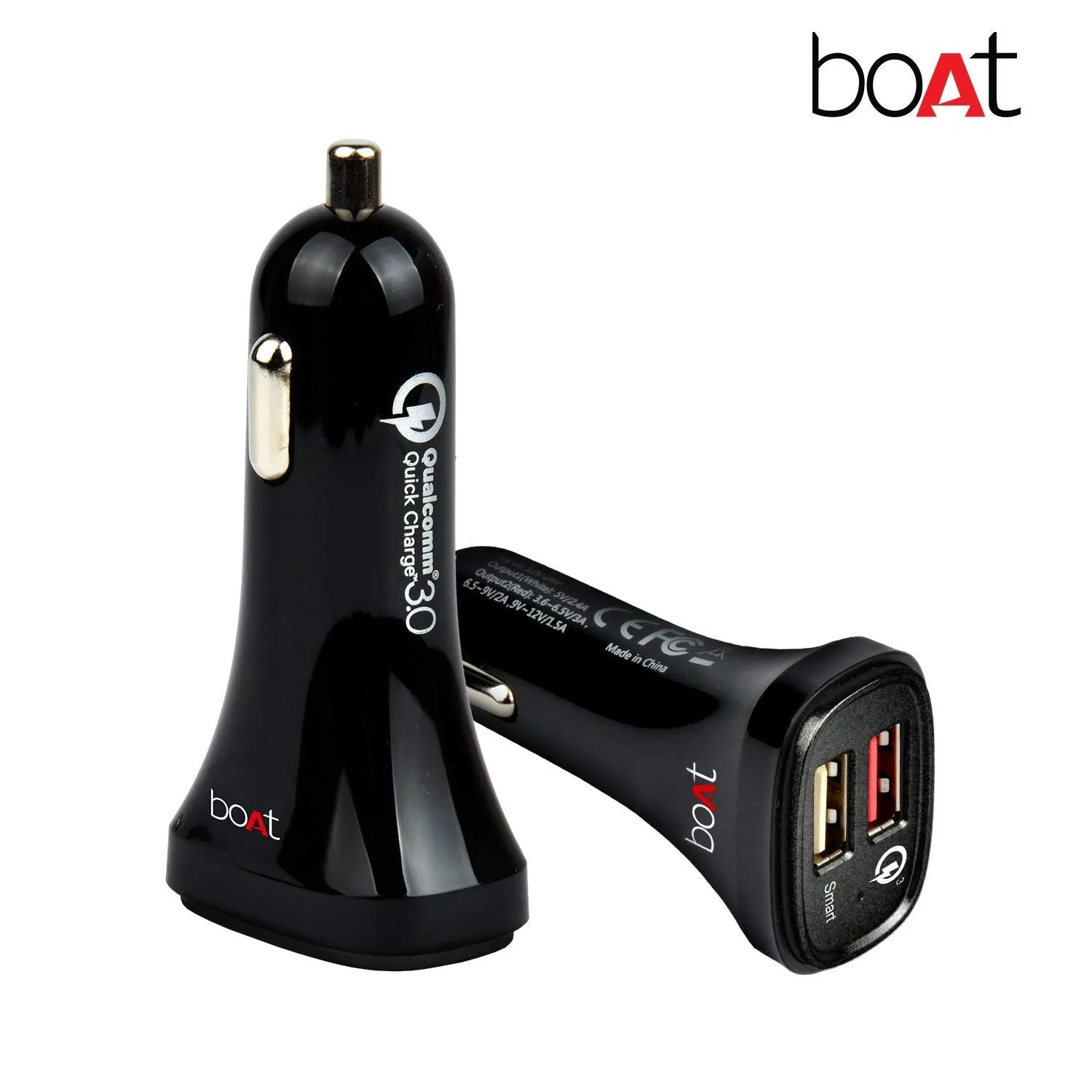 Boat Dual Rapid Car Charger Qc3.0 (NC)