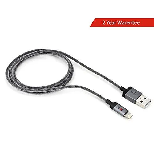 boAt Indestructible Apple Certified Lightning Cable (Space Grey)