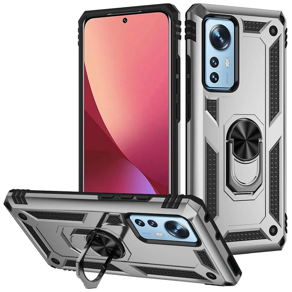 Bofink Combat Xiaomi 12 Pro case - Silver