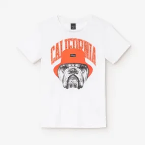 California White short sleeves T-shirt