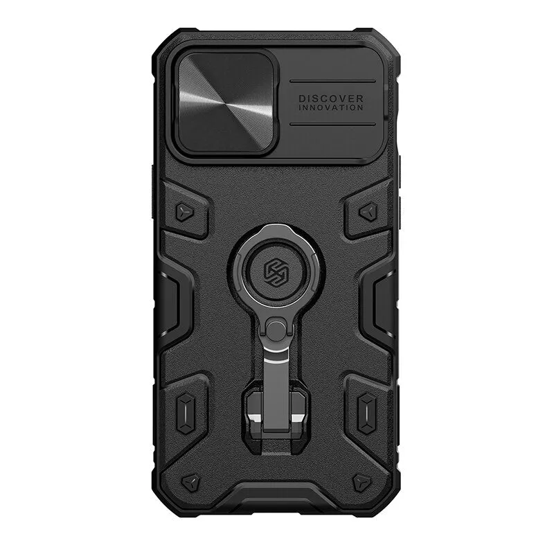 Camshield Armor Impact Resistant Phone Case With Kickstand With Camera Slider For iPhone