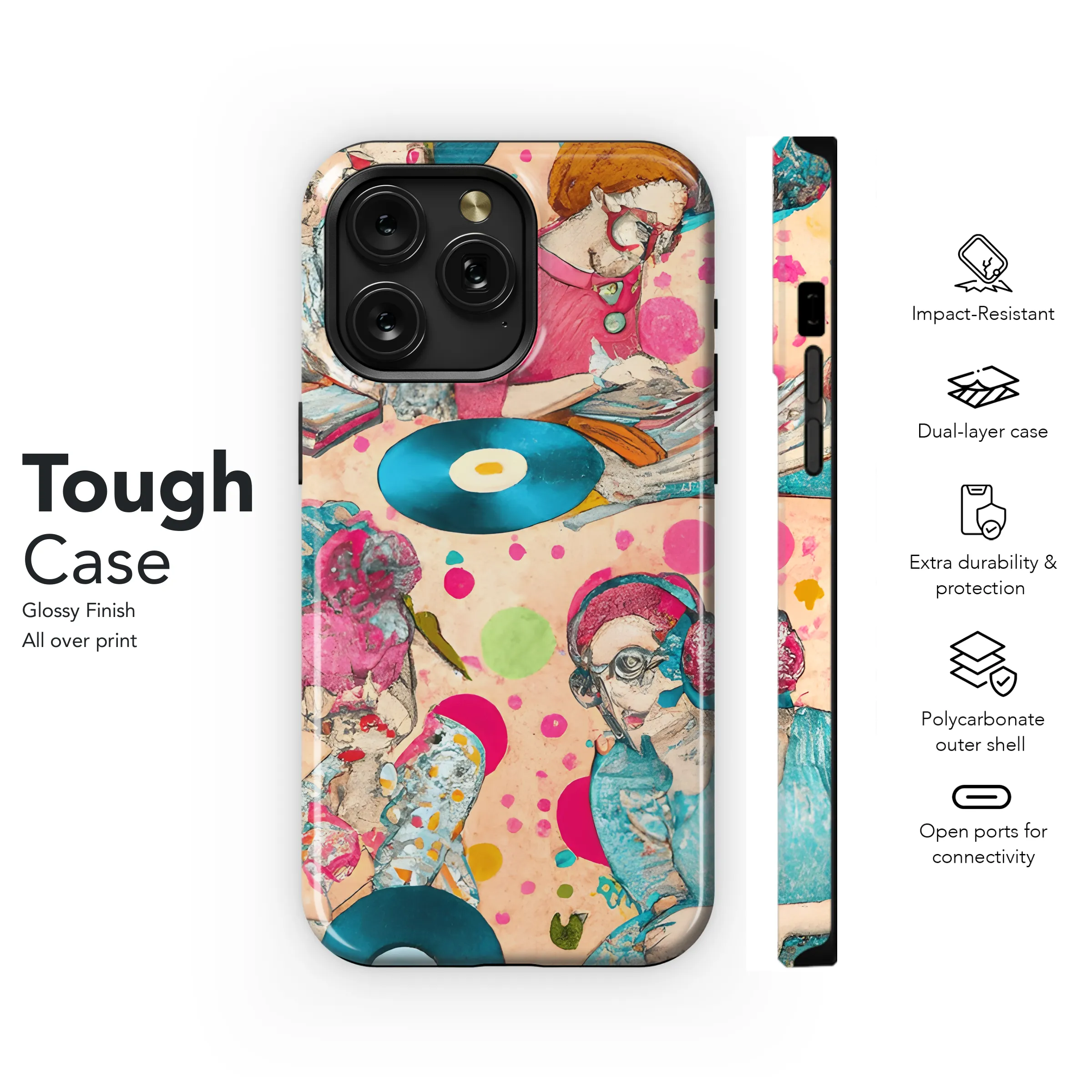 Cartoon Fashion Phone Case iPhone Samsung Cover Pixel 3743