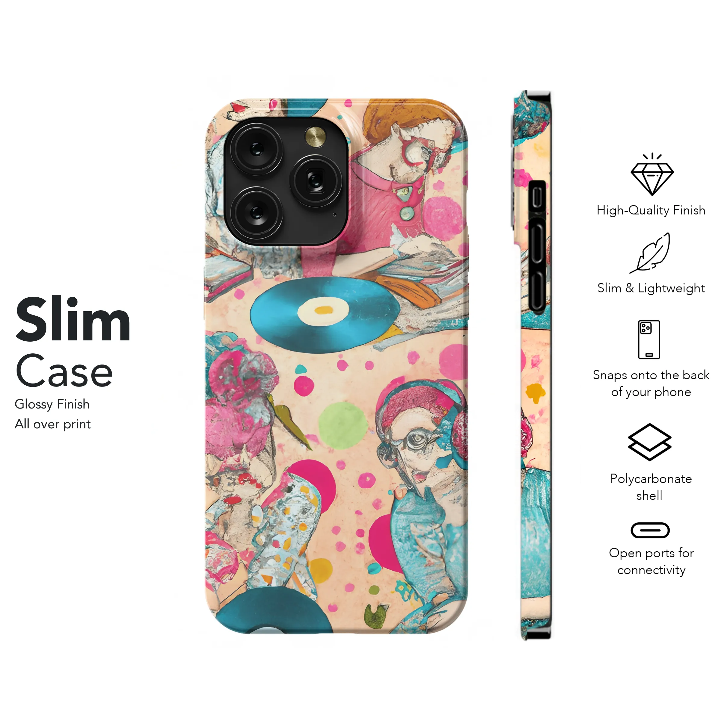 Cartoon Fashion Phone Case iPhone Samsung Cover Pixel 3743