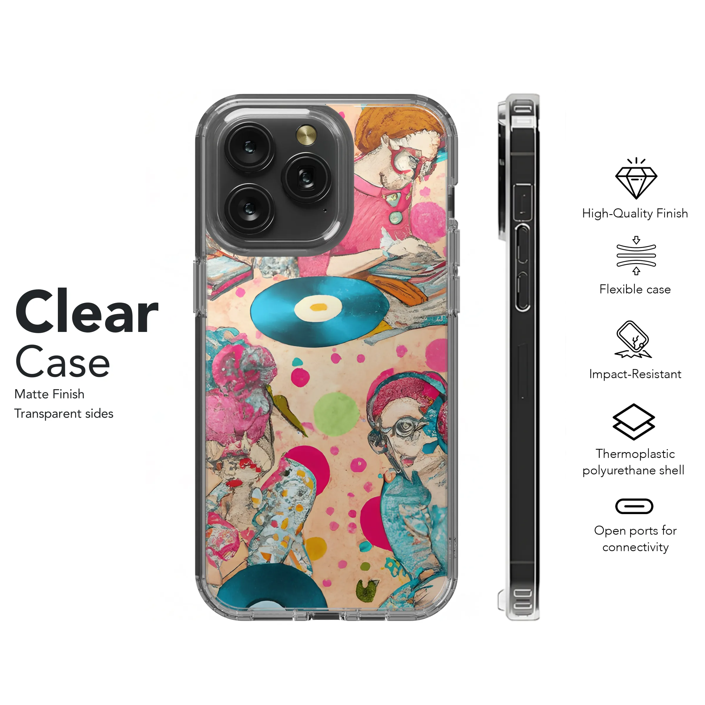 Cartoon Fashion Phone Case iPhone Samsung Cover Pixel 3743