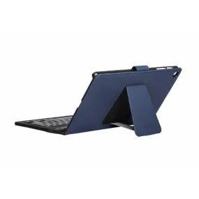 Case for Tablet and Keyboard Silver HT A9  Blue