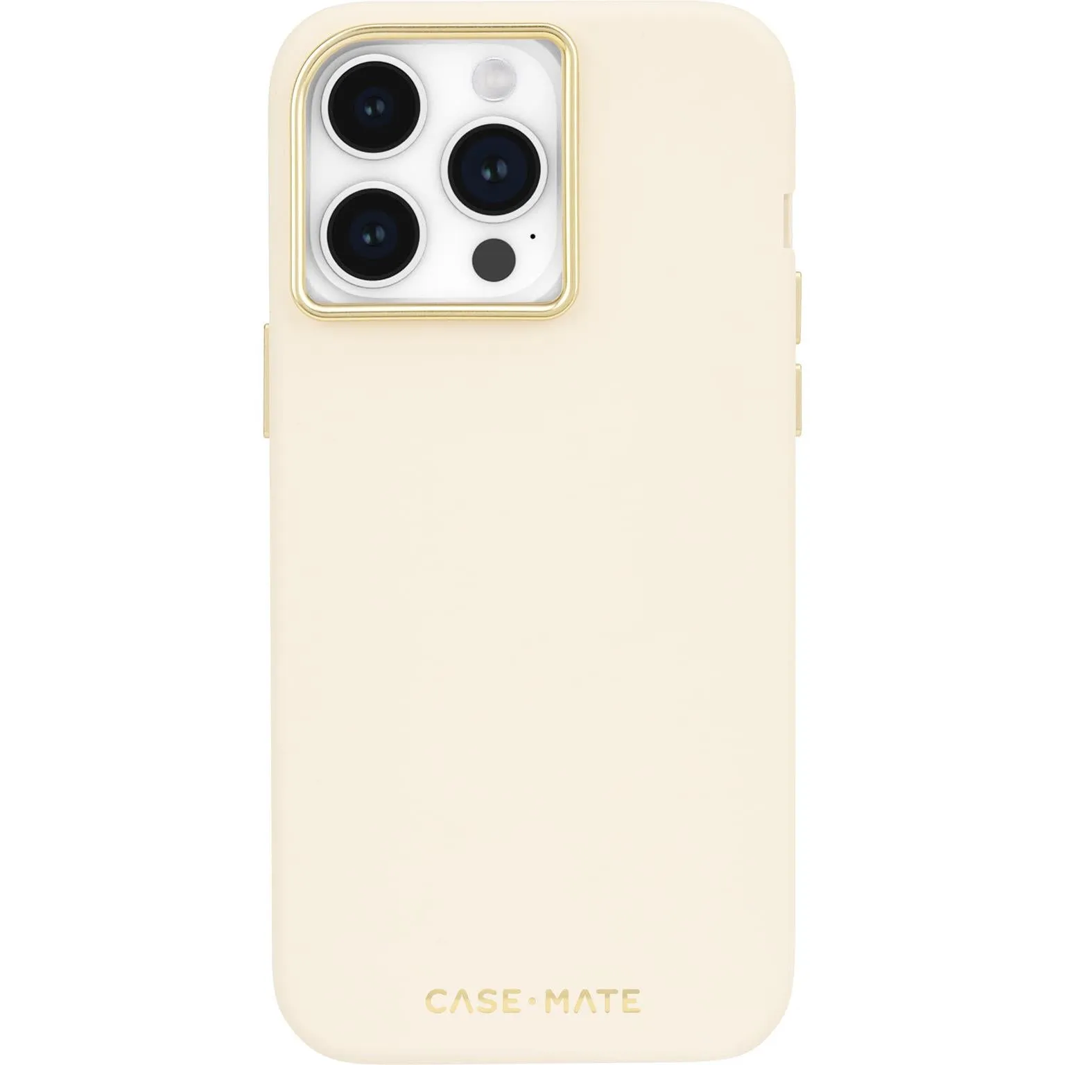 Case-Mate Silicone MagSafe Case for iPhone 15 Pro Max (Beige)