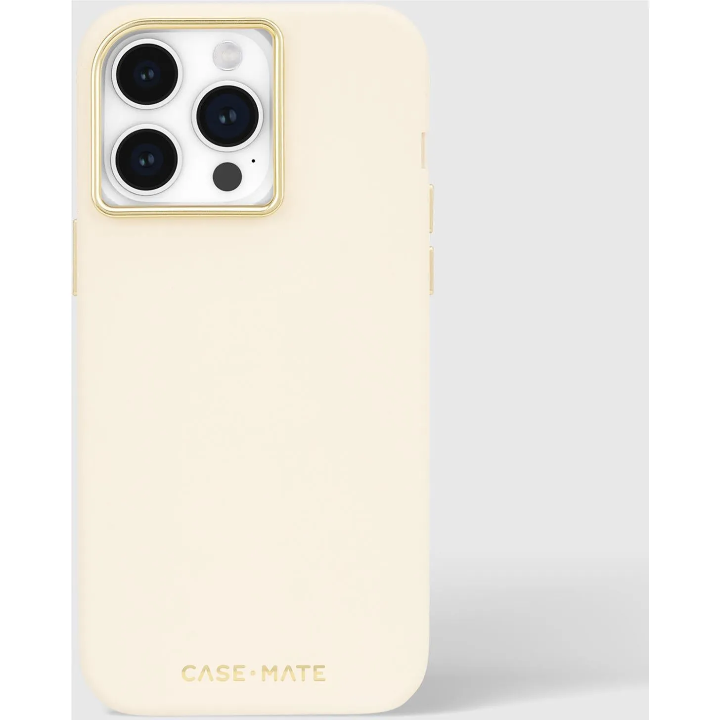 Case-Mate Silicone MagSafe Case for iPhone 15 Pro Max (Beige)