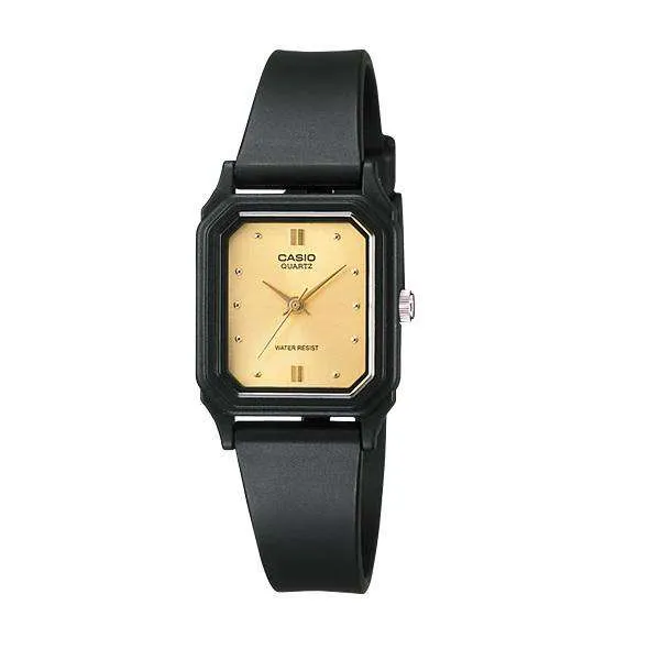 Casio LQ-142E-9ADF Black Resin Strap Watch for Women