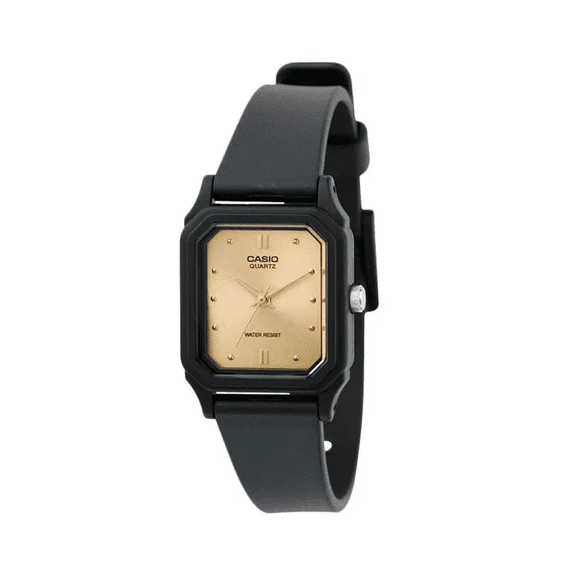 Casio LQ-142E-9ADF Black Resin Strap Watch for Women