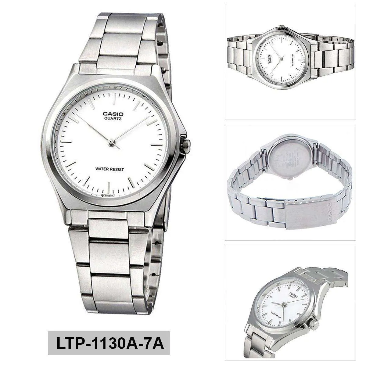 Casio LTP-1130A-7A Silver Stainless Steel Watch for Women