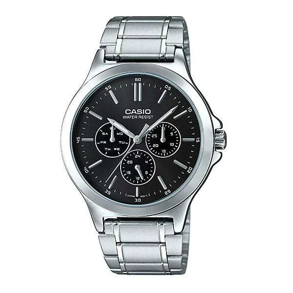 Casio MTP-V300D-1A Silver Stainless Watch for Men