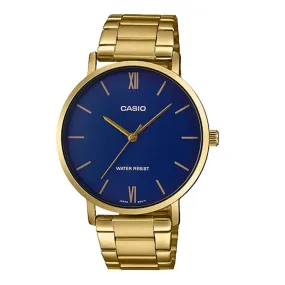 Casio MTP-VT01G-2B Gold Stainless Watch for Men