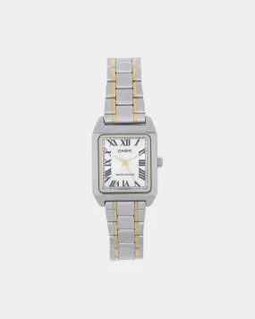 Casio Women's LTPV007SG-9B Watch Silver/Gold