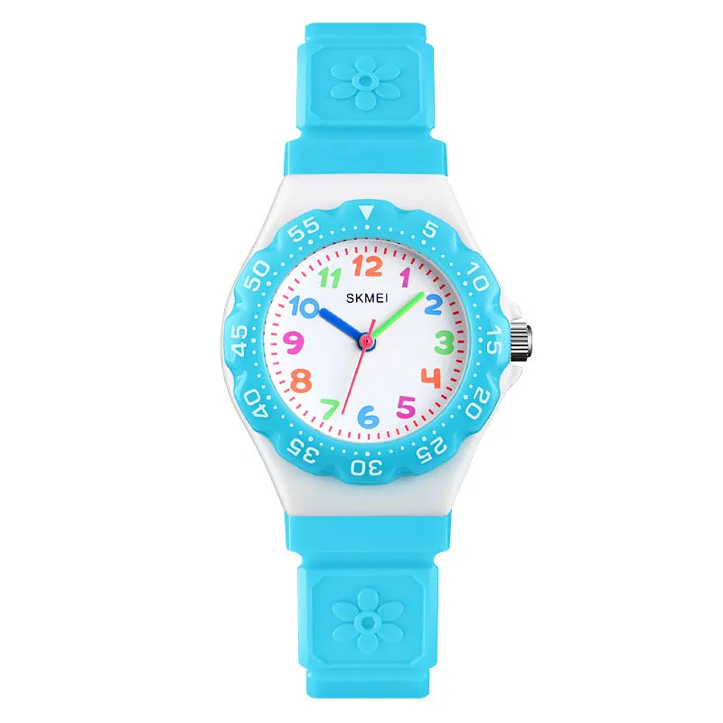 Children's rotating flower dial watch W2314883