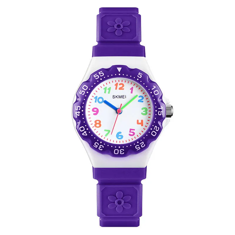 Children's rotating flower dial watch W2314883