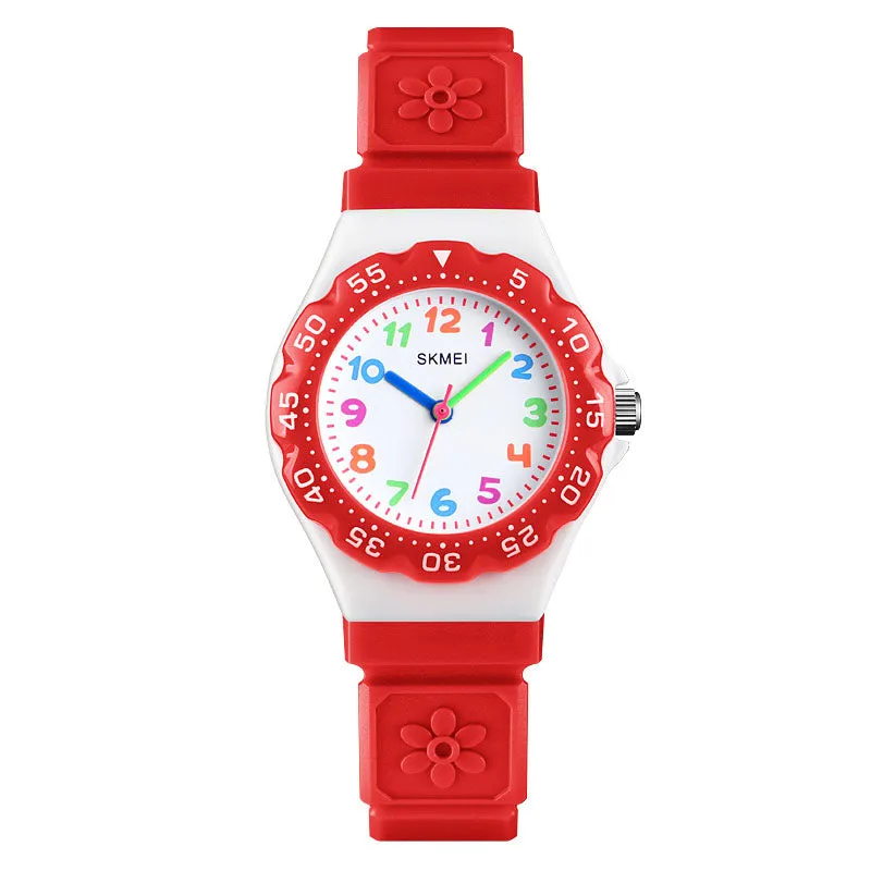 Children's rotating flower dial watch W2314883