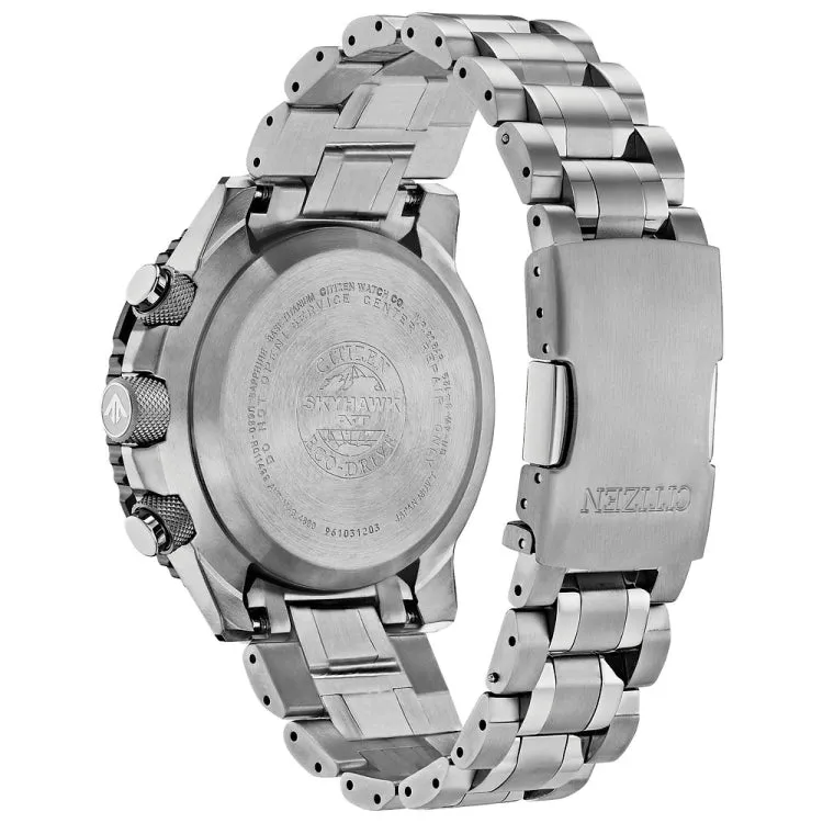 CITIZEN Eco-Drive Promaster Eco Skyhawk Mens Super Titanium