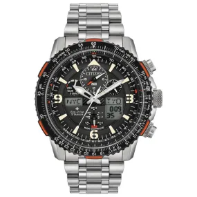 CITIZEN Eco-Drive Promaster Eco Skyhawk Mens Super Titanium