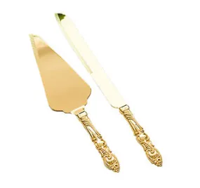 Classic Gold Romance Cake Serving Set