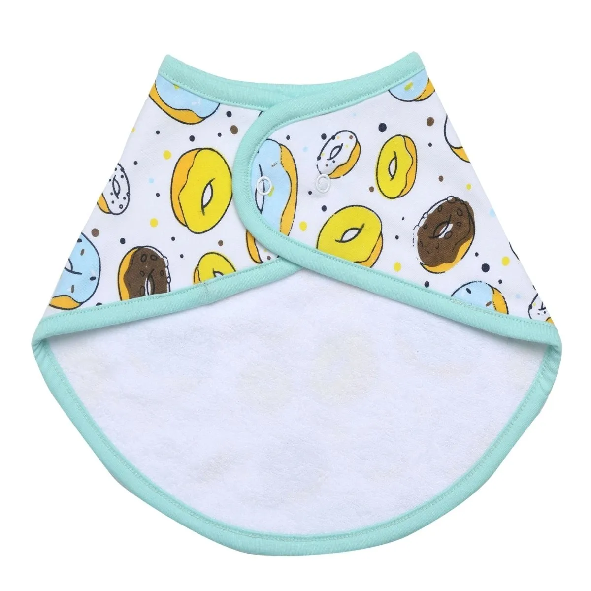 Combo of Meow Meow, Magical Unicorn, Sweet like a Doughnut and My Smoothie Feeding Bibs- (Pack of 4)