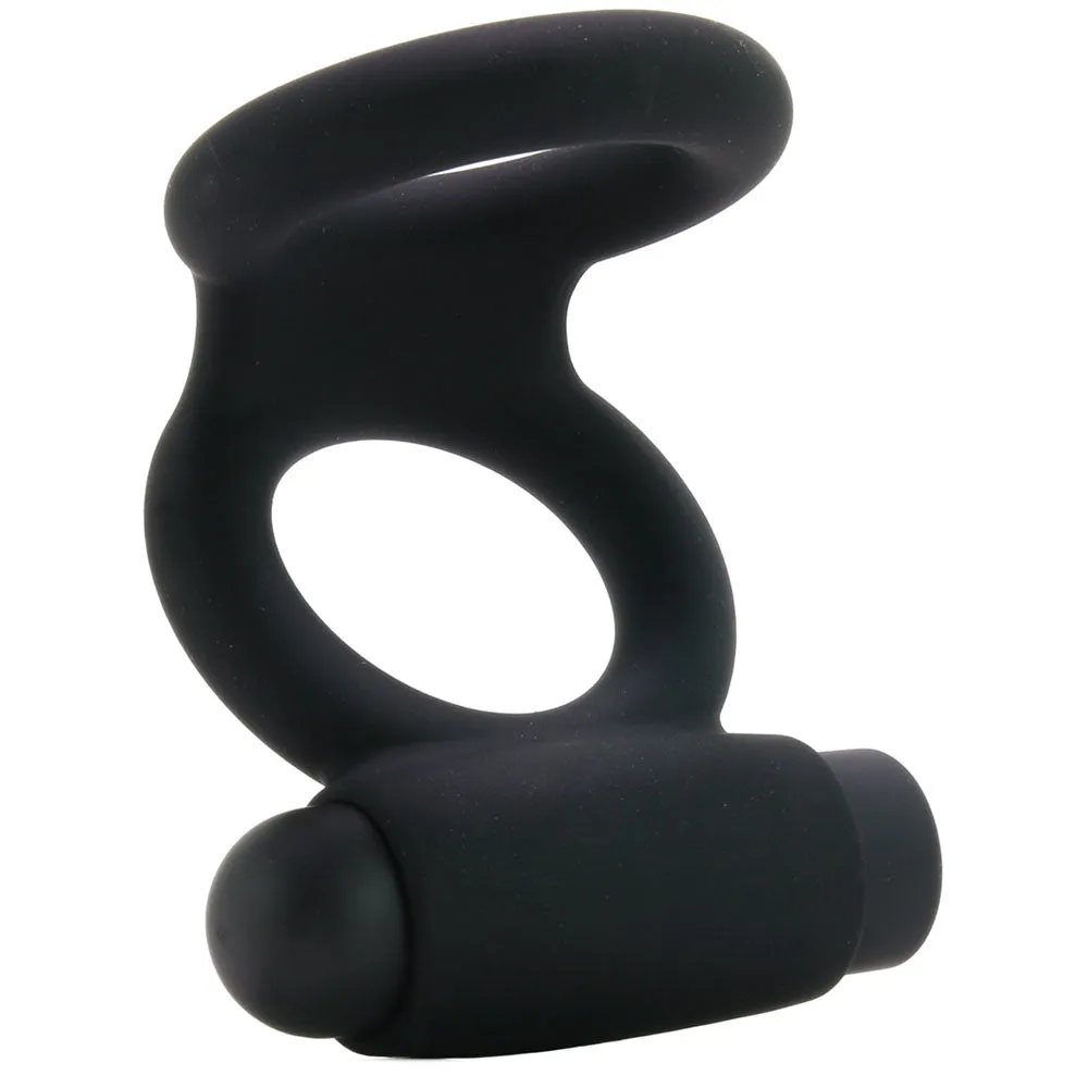 Control Vibrating Silicone Cock & Ball C-Ring