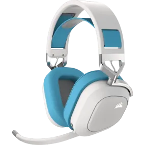 【優惠價】Corsair HS80 RGB Wireless Premium Gaming Headset with Spatial Audio – Ethereal Blue CA-901123B-AP