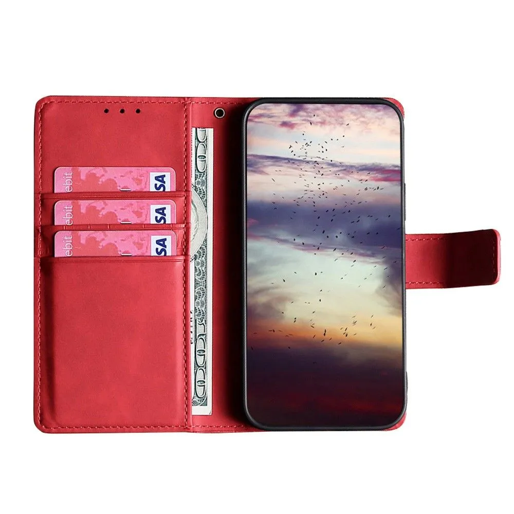 Crocodile textured leather case for OnePlus Nord N20 5G - Red