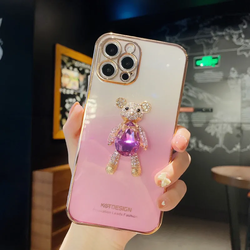 Crystal Bear iPhone Case