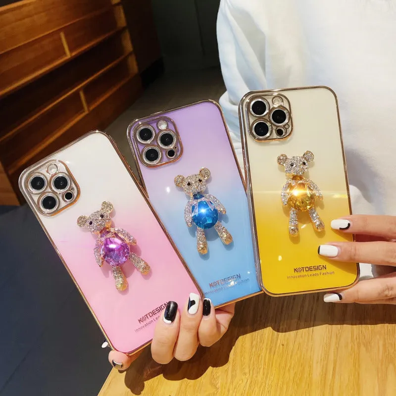 Crystal Bear iPhone Case