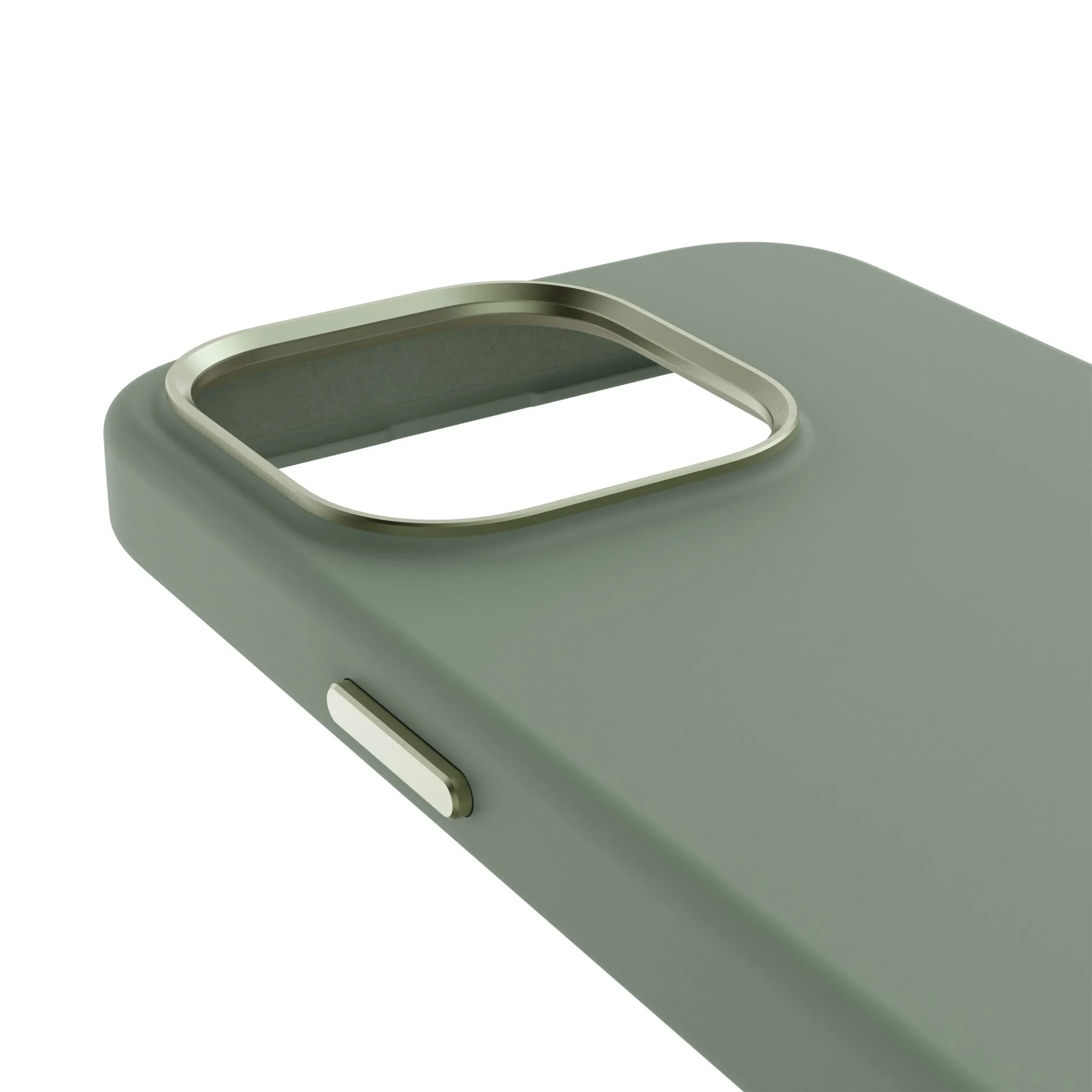 Decoded - iPhone 15 Pro MagSafe Antimicrobial Silicone Case (D24IPO15PBCS9SF) - Sage Leaf