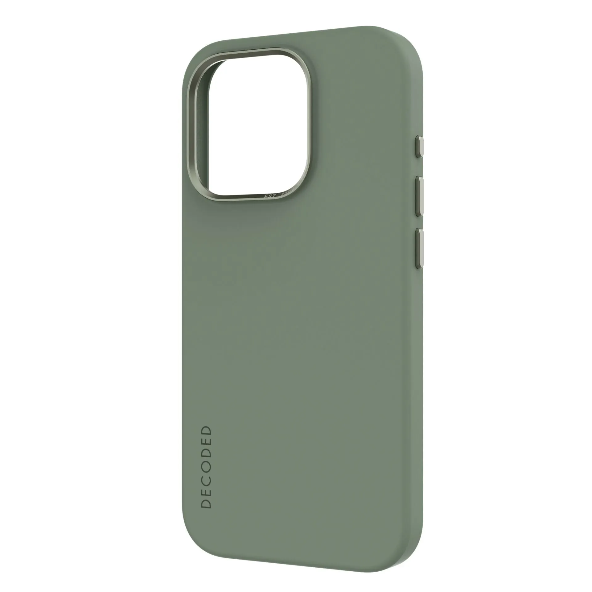 Decoded - iPhone 15 Pro MagSafe Antimicrobial Silicone Case (D24IPO15PBCS9SF) - Sage Leaf