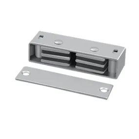 Deltana MC327, Magnetic Catch, 3-1/8" x 1" x 3/4" Steel