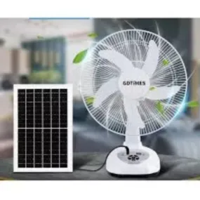 Desk Fan Solar-Powered